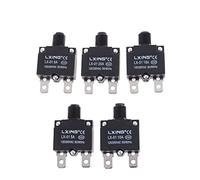 Air switches Overload Switch Terminals 2 Pin Thermal Switch Circuit Breaker Overload Protector Disconnecting Current 5A 8A 10A 15A 20A 1Pcs (Color : 10a)