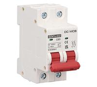 Air switches Solar Circuit Breaker IP65 Waterproof DC Miniature Circuit Breaker 2P 1000V 63A 6KA Solar DC Circuit Breaker DIN Rail Installation DC Disconnect Switch for Solar PV System