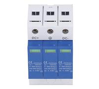 Air switches Surge Protective Device, DC1000V Fireproof Flame Retardant PC Small Leakage Photovoltaic Surge Protector for Indoor Outdoor (Size : 3P)