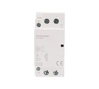 Air switches YCCH6 2P Rail Mounted Household Modular AC Contactor 25/40A 1NO 1NC 2NO 2NC 220/230V 50/60Hz 1Pcs (Color : 25a 1no 1nc, Size : 2P)