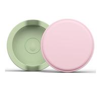 Air-tag Holder for Kids 2 Pack, Waterproof Light Silicone Case Holder for Kids Toddler Baby Children Elders Pink+Green