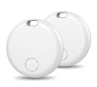 Air Tag Tracker Bluetooth Item Finder-2 Pack,Compatible with Apple Find My APP (iOS Only) Replaceable Battery, IP67 Waterproof, Suitable for Luggage, Bags, Wallets, Backpacks, Keys Tracking Tag, White