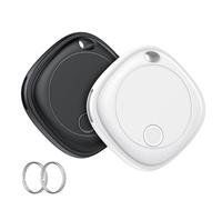 Air Tag Tracker Bluetooth Item Finder - 2 Pack,Key Finder Locator Compatible with Apple Find My (iOS Only), IP67 Waterproof, Replaceable Battery,Tracking Tag for Keys, Suitcase, Bag, Wallet