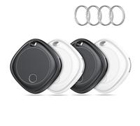 Air Tag Tracker Bluetooth Item Finder - 4 Pack,Key Finder Locator Compatible with Apple Find My (iOS Only), IP67 Waterproof, Replaceable Battery,Tracking Tag for Keys, Suitcase, Bag, Wallet