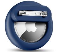 Air Tags-1 Pack Apples Holder Kids Hidden Case for Apple AirTag Holder Tracker with Safety Pin, Anti-Lost for Kids, Baby, Elderly, Luggage, Shoe, Clothes, Backpack-Dark Blue