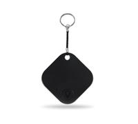 Air Tags-1 Pack, Bluetooth Luggage Tracker Work with Apple Find My (iOS Only, Not for Android), Replaceable Battery, Item Finder for Keys/Backpack/Suitcase/Wallet, Black