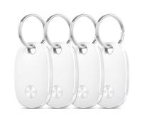 Air Tags-4 Pack, Bluetooth Tracker Works with Apple Find My APP (iOS Only), Keys Finder and Item Locator for Luggage, Backpack, Suitcases, Replaceable Battery, IP67 Waterproof Tracking Tag