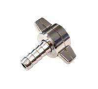 Air Tank Test Point Connector Hose Tail Adapter - M16 Wing Nut to 5/16" Hosetail