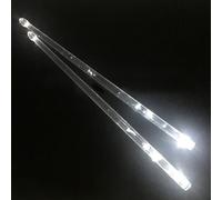 Air Technology Enhanced Luminous Drumsticks Ideal for Engaging Audiences at Events (white)
