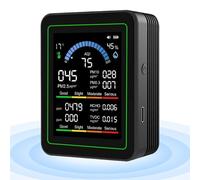 Air Tester Device - Indoor Air Quality Meter, Portable Sensor Equipment, Professional Testing Tool | Durablle Airs Quality Monitoring System for Home Bedroom House Office Indoor Outdoor Use