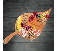 Air Tight Food Storage Container Leaf Aperitif Board Charcuterie Board Set Unique Cheese Charcuterie & Serving Tray