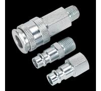 Sealey Air Tool Coupling Kit 1/4" BSP High Flow