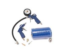 Air Tool kit 6 Pcs Compressed Air Set Pneumatic Compressor accesories Tool(Dark Blue)