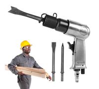 Air Tool Kit, Air Chisel Set, Industrial High Performance | Multifunctional with Powerful Compact Aircraft Rust Removal Machine, Mächti