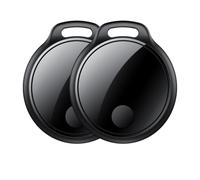 Air Tracker Tag 2-Pack: Tracker Item Finder For Apple Find My APP (iOS Only), 120dB Alarm Volume, Replaceable Battery, IP68 Waterproof, For Locate Keys, Luggage, Handbags, Wallets, Includes Lanyard.