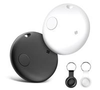 Air Tracker Tag,2 PCS Key Finder KeyFinder Smart Bluetooth Tag,Waterproof Item Finder Mini Tracker Locator Compatible with Apple Where Is? APP (iOS Only) for Suitcases, Bags, Luggage, Passports