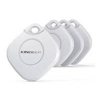 Air Tracker Tag-4 Pack: Smart GPS Tracker Work with Apple Find My (iOS only), Luggage Tracker Tag Keys Finder for Suitcases Bags Dog Pets, Locator Tracking Device