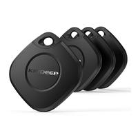 Air Tracker Tag-4 Pack: Smart GPS Tracker Work with Apple Find My (iOS only), Luggage Tracker Tag Keys Finder for Suitcases Bags Dog Pets, Locator Tracking Device for Travel Home Outdoor Hiking
