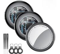 Air Tracker Tags Bluetooth Item Finder-3 Pack, Compatible with Apple Find My APP (iOS Only), 100dB Beep, Smart Tag Replaceable Battery, air tag and Locator for Keys/Luggage/Bags/Wallets etc.,