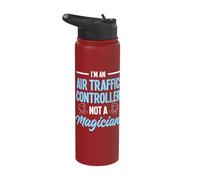 Air Traffic Control ATC Professional Flight Controller ATCO Stainless Steel Insulated Water Bottle