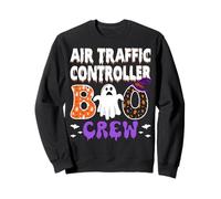 Air Traffic Controller Boo Crew Halloween Ghost ATC Gifts Sweatshirt