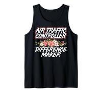 Air Traffic Controller Difference Maker Air Traffic Control Tank Top