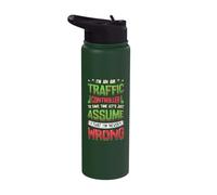 Air Traffic Controller Radar Flight Control Stainless Steel Insulated Water Bottle