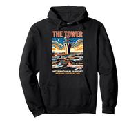 Air Traffic Controller Vintage Tower Life Pullover Hoodie