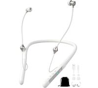 Air Tube Headphones Emf Free Earbuds,Anti Emf Headphones with LED Display,3D Sound Airtube Earphones for Protection,28 Hour Playtime,Non Radiation Air Tube Earbud with Mic and Control,8mm Bass Drivers