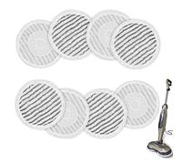 AIR U+ 8 Pack Replacement Steam Mop Pads for Shark S8201 S8001 S7001 S7201 S7000AMZ S7000 S7005 S7020 S7001C Steam Mop, Steam & Scrub All-in-One Scrubbing and Sanitizing, Dirt Grip Scrub Washable Pad