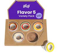 air up® Flavour 5 tasting set of pods in 5 different flavours | Flavour pods for 25 litres of sugar-free water flavour: cola, watermelon, orangeade, apple & pineapple I For original air up® bottles