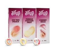 air up Fruity Soda Mix - 9 Pods in 3 Flavours: Mango Passionfruit, Cherry Kola, Ice Tea Peach for 45L of Water | Pure Drinking Motivation | For Original air up Bottles