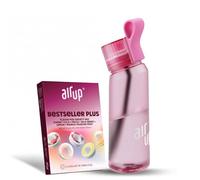 air up® water bottle (22 oz) for school, sports, gym | includes 5 scent pods & straw | flavored bottle in hot pink - also for kids, boys, girls | no calories, sugar-free and suitable for carbonation