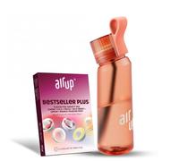 air up® water bottle (22 oz) for school, sports, gym | includes 5 scent pods & straw | flavored bottle in orange - also for kids, boys, girls | no calories, sugar-free and suitable for carbonation