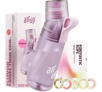 AIR UP® water bottle Twist Pro Lavender starter set with pods in 5 flavours I 600ml drinking bottle with sugar-free flavouring I dishwasher-safe, BPA-free in Purple