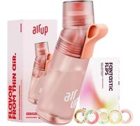 AIR UP® water bottle Twist Pro original starter set with pods in 5 flavours I 600ml drinking bottle with sugar-free flavouring I dishwasher-safe, BPA-free I in Poppy Red