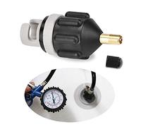Air Valve Adapter,SUP Inflation Pump Adapter for Kayak Inflatable Boat Stand Up Paddle Board (Black)