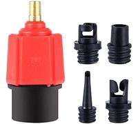 Air Valve Adaptor Multifunction Inflatable SUP Schrader Valve Adapter Accessories Air Pump Converter For Valves Kayak Inflatable Boat Raft Foot Pump Electric Pump