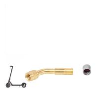 Air Valve Extension Tube, 45° & 135° Dual-Angle Brass Nozzle for Scooter, Motorcycle, and Bicycle Tires, Rust-Resistant Aluminum Alloy