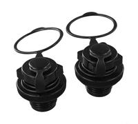 Air Valve Nozzle Cap, For Inflatable Boat, For Kayak Raft Mattress Airbed Adapter Screw Thread Anti Leak Design PVC Replacement Parts, For Quick Inflation And Deflation(2pc)