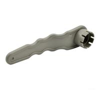 Air Valve Wrench, 6/8 Tooth Spiral Key for Inflatable Boat for KAYAK Paddleboard, Ergonomic ABS Tool with Directional Indicators(Gray Eight-tooth)