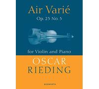 Air vari‚ Opus 23 nr.3. Violin Solo.