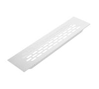 Air Vent Aluminium Plinth Grill Ventilation for Build-in appliances Kitchen Units Plinth Furniture House 245x60mm Air Flow Circulation (Brushed Steel)
