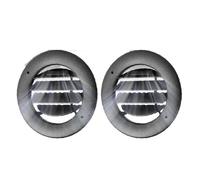 Air Vent BL1Z-19893-AA 9L1Z-19893-AG For Lincoln For Navigator 2011 2012 2013 2014 Car Roof A/C Air Vent Grille Round Console Vent(2pcs Black)