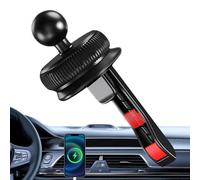 Air Vent Clip for Car Mount, Rotatable Ball Vent Holder Clip, Multifunctional Air Vent Clip for Car Mount, Stable 17mm Ball Car Phone Holder for Air Outlet