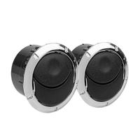 Air Vent Console For Duster Master For Logan For Sandero 8200212480 8200464605 Car Air Conditioning Vent Grille Cover Accessories(2pcs Black Sliver)