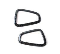 Air Vent Cover Compatible With For C Class W206 2022 LHD Car Interior Dashboard Air Conditioning Outlets Frame Decorative Cover Modified Parts(Carbon fiber)