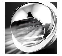 Air Vent Cover for Walls Inside/Outside Stainless Steel Grille Tumble Dryer Vent Covers with Fly Screen, Round Low Noise Design for Bathroom, Kitchen, HVAC System 100/120/150mm(2.8in(70mm))