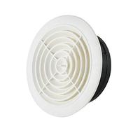 Air Vent Cover - Gable Vent, Grille Air Vent, 1pc 3/4/5/6/8 inch Round ABS Air Vent with Louver Grille Cover - Adjustable Exhaust Vent for Bathroom, Bedroom, Kitchen - DIY Ventilation Accessory(6 Inch