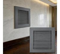 Air Vent Cover，，Modern 10x20 Gray Aluminum Return Air Vent Cover - Wall/Ceiling HVAC Grille for Cold Air Intake - Stylish Ventilation Register for Home, Office, Bathroom, Toilet